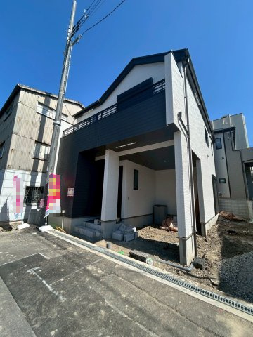 大阪市鶴見区中茶屋1丁目　A号棟の前面道路含む現地写真