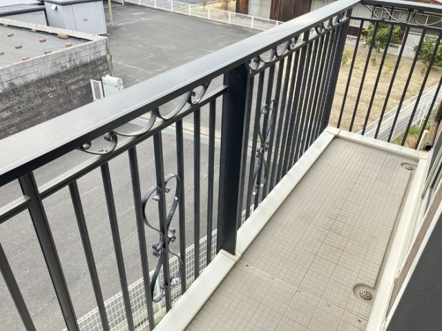 クラウン　ヒル　B棟のバルコニー