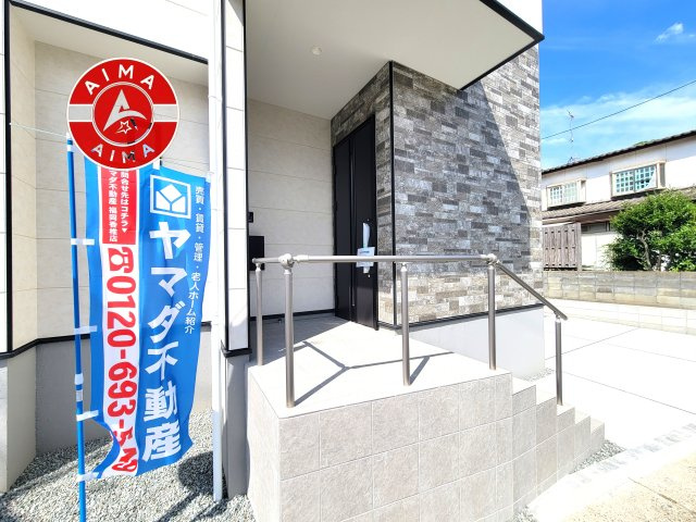福岡市東区若宮3丁目第5-1棟（1号棟）　の外観：施工例|おでかけの時も帰った時も、「我が家」を最初に感じでもらえる素敵な空間に。