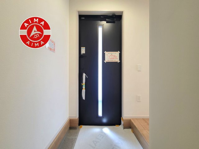 福岡市東区若宮3丁目第5-1棟（1号棟）　の内観：施工例|二重ロックでしっかり防犯対策ができます。