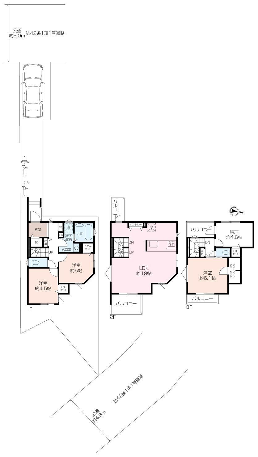 高津区蟹ケ谷新築戸建の画像