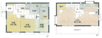 【間取り】 | 中古　京王相模原線　多摩境駅　JR横浜線　相模原駅