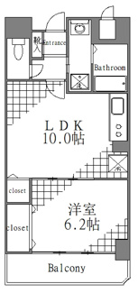 【間取り】 | ラポール西大島ウエスト