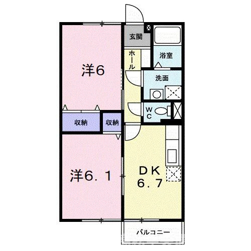 【間取り】 | サニーハイツローズ