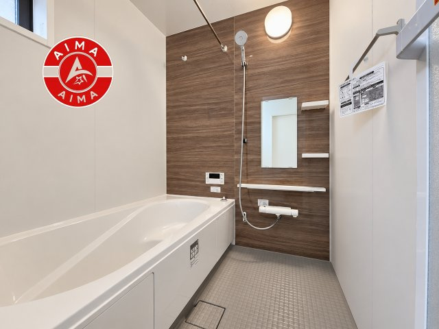 福岡市東区原田4丁目第3-3棟（1号棟）　の浴室|1日の疲れを癒してくれる広々バスルーム。雨の日のお洗濯にも大活躍な浴室乾燥機付です！