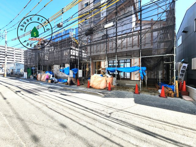 福岡市東区原田4丁目第3-3棟（1号棟）　の前面道路含む現地写真|見学の時間などお気軽にお問い合わせ下さい。