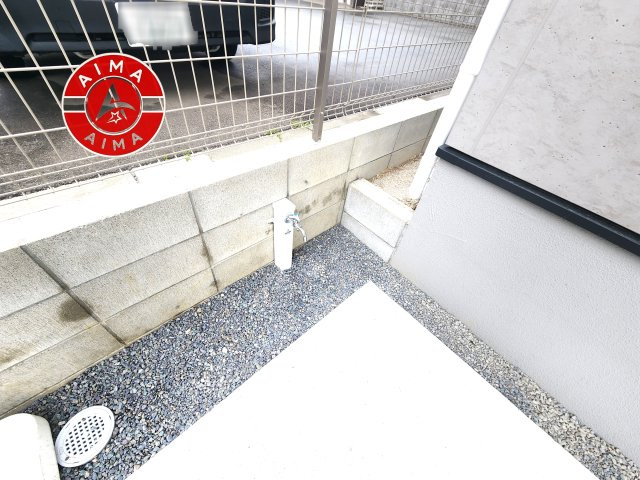 福岡市東区原田4丁目第3-3棟（1号棟）　の外観|お庭で自由な時間を過ごせます。