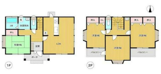 【中古戸建】高崎市上大類町の間取り|■間取り図｜敷地面積：215.02（約65.04坪）　建物面積：105.99（約32.06坪）