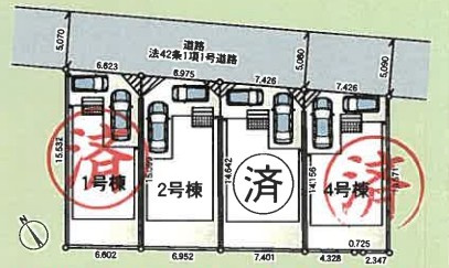 【区画図】 | 綾瀬市深谷中第22 新築戸建 全5棟