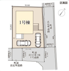 リーブルガーデン篠栗町庄六丁目の区画図