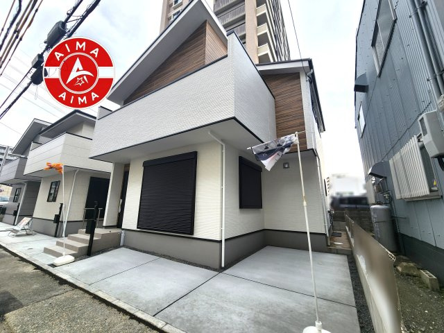 福岡市東区原田4丁目第3-3棟（3号棟）　の外観|デザイン性のある外観です。