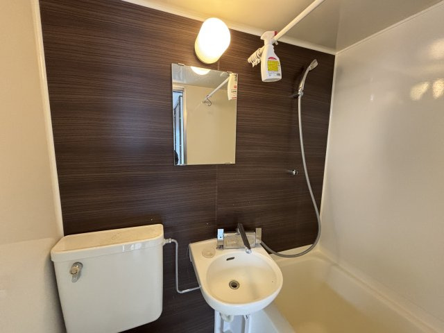 ラムール春日野道の洗面所