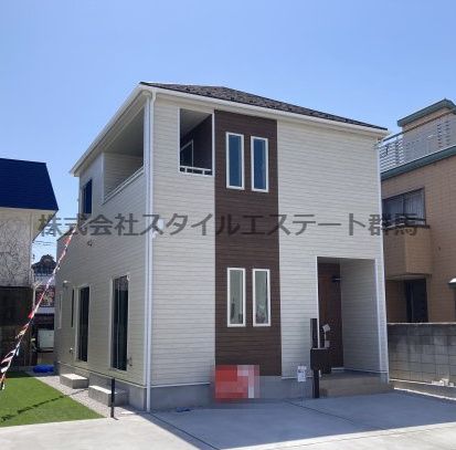 ハートフルタウン前橋市南町2丁目55番3　Ｂ号棟の外観：施工例|前橋市南町に新築住宅を建築中です。こちらの写真は施工例になりますので参考としてご覧ください。お客様のご都合に合わせて同仕様の物件もご見学頂けます♪
お気軽にお問合せ下さい。