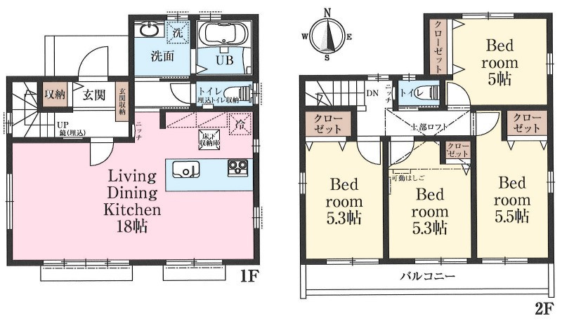 新築一戸建て 所沢市北中１丁目