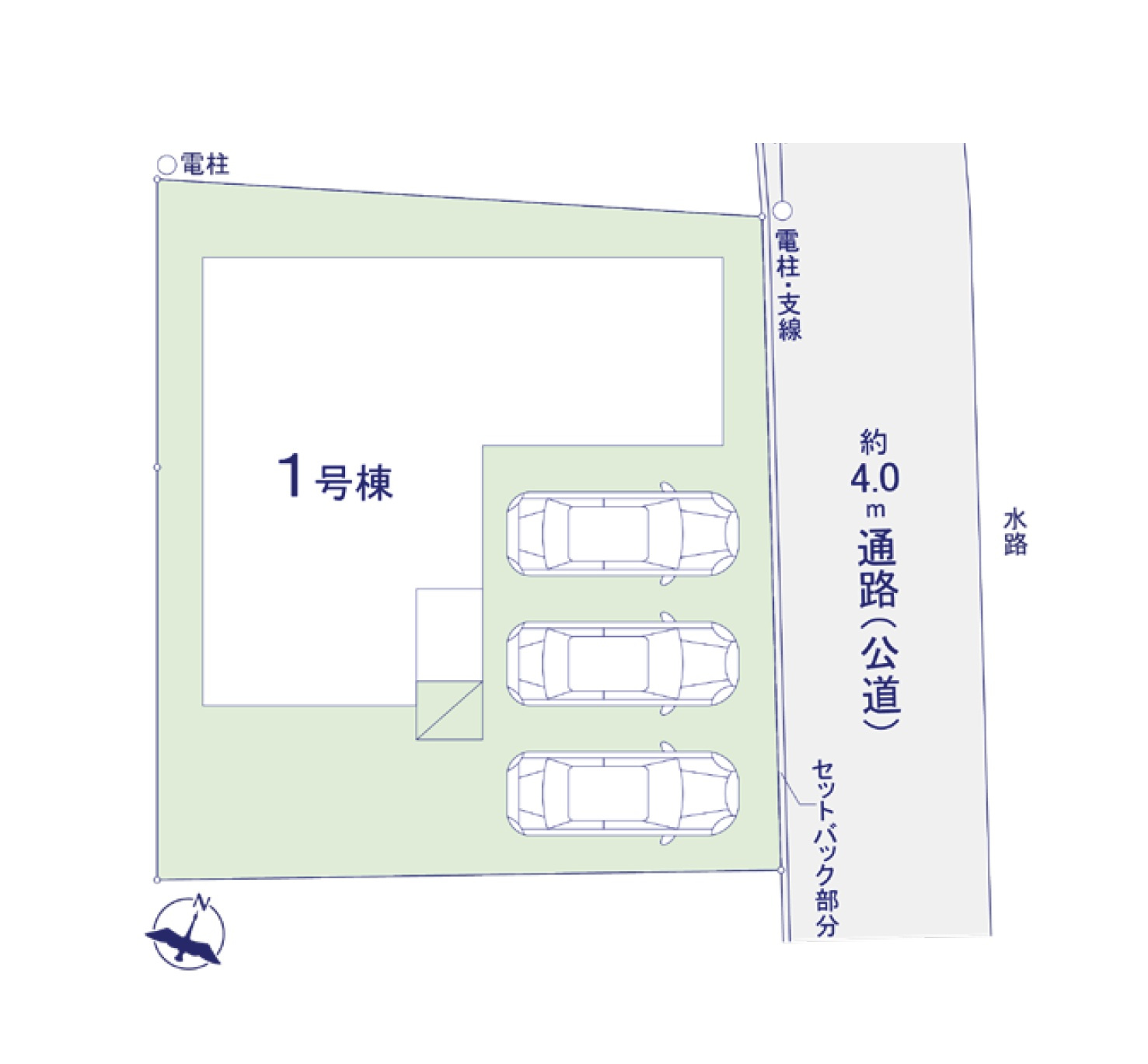 福岡市南区井尻2丁目第1-1棟（1号棟）　の区画図|配置図（1号棟）