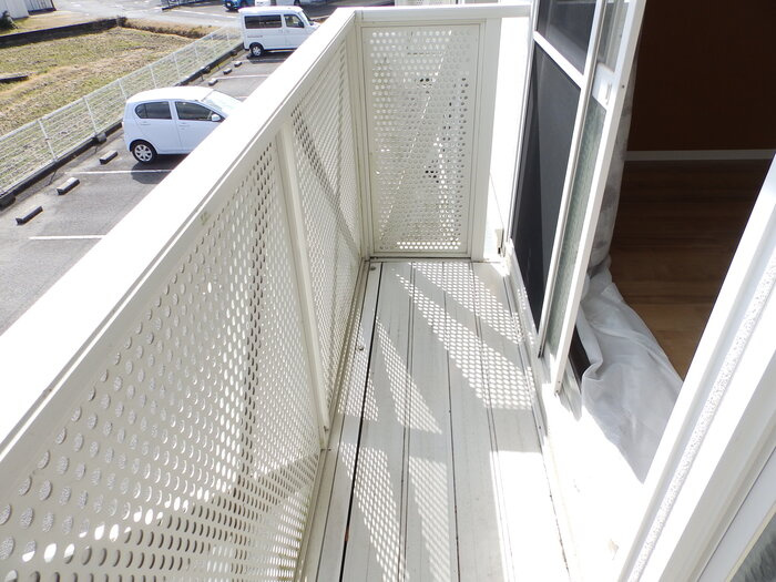 サンライズ富士 C棟のバルコニー