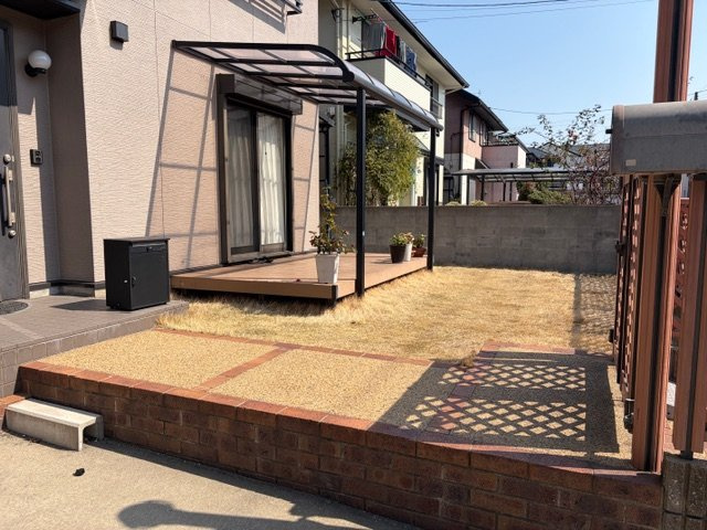 玉野市明神町の庭