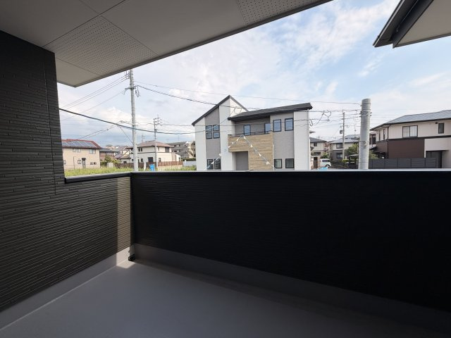 糟屋郡新宮町大字湊4期　1号棟のバルコニー