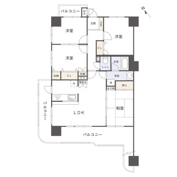 ロマネスク武蔵ケ丘の間取り