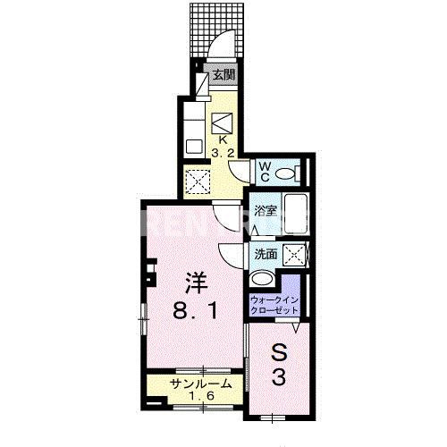 エトワール・Ｋの間取り|間取図