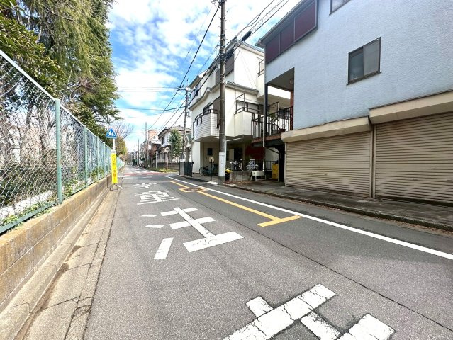 志木市幸町３丁目　土地　東武東上線　柳瀬川の前面道路含む現地写真