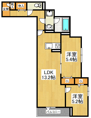 D-STELLAの間取り