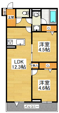 D-STELLAの間取り