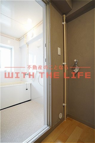 第二森光ビル【キャッシュバック対象】の洗面所|コンパクトで使いやすい洗面所