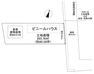 【区画図】 | 大津市雄琴5丁目11-57　倉庫