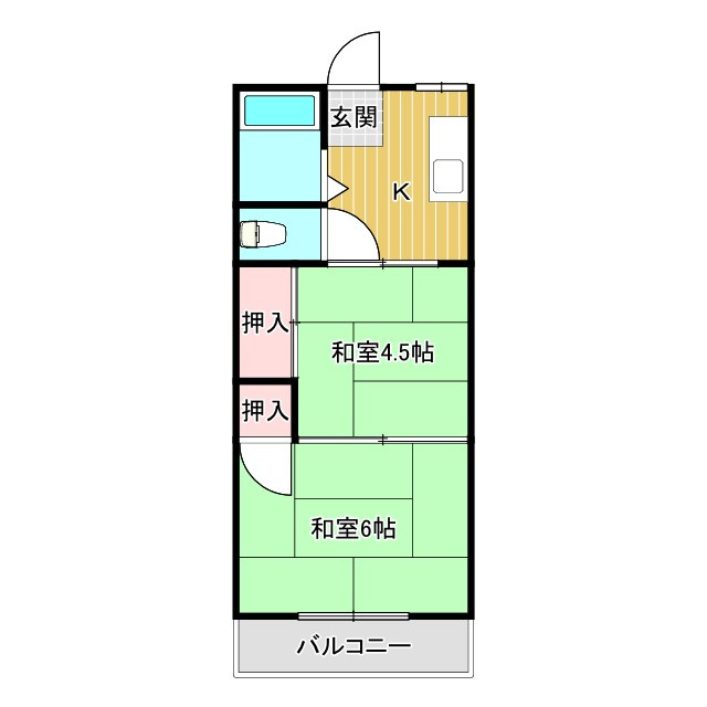 ハラダビルの間取り