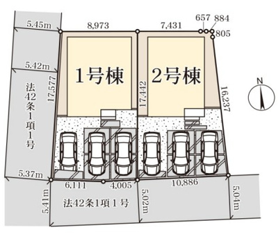 【区画図】 | Livele Garden.S深谷市田所町 第3　新築住宅 | ≪2号棟≫