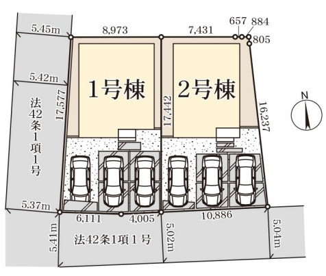 【区画図】 | Livele Garden.S深谷市田所町 第3　新築住宅 | ≪2号棟≫