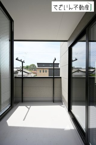 【バルコニー】 | Livele Garden.S深谷市田所町 第3　新築住宅 | ≪2号棟≫
現地(2026年6月撮影)