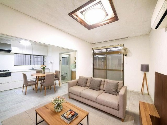 小泉町戸建の居間・リビング|CGで家具等を配置したもので家具等は含まれません
