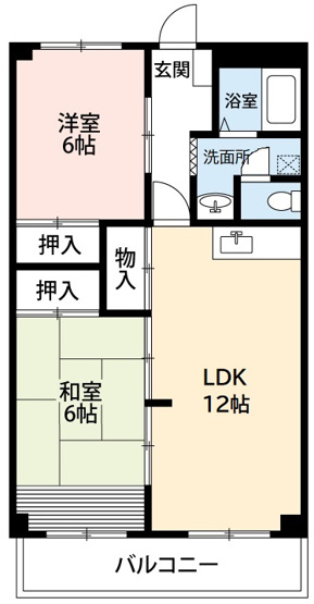 【間取り】 | グランシャリオ幸田