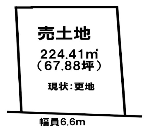 売土地　出雲市松寄下町の土地図