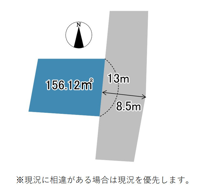 売土地　沼津市戸田の土地図|土地図です。