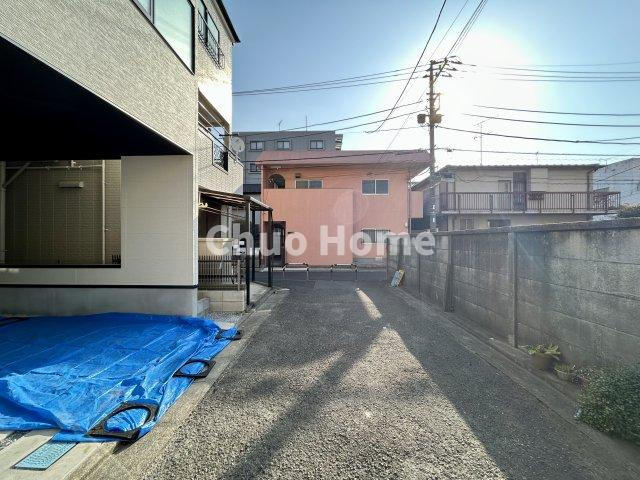 江戸川区東小岩6丁目新築分譲住宅の前面道路含む現地写真|全面道路