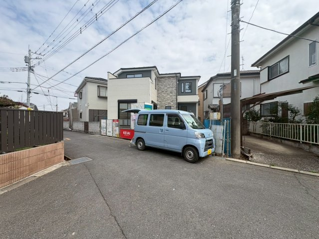 川越市吉田　新築分譲　東武東上線『霞ヶ関駅』徒歩12分　【上戸小学区】の前面道路含む現地写真