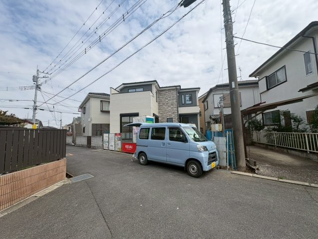 川越市吉田　新築分譲　東武東上線『霞ヶ関駅』徒歩12分　【上戸小学区】の前面道路含む現地写真
