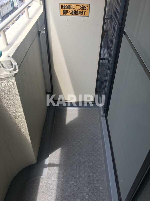 サンライズツイン関目2号館のバルコニー|広々としたバルコニーです