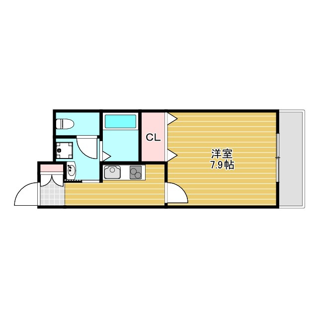 アンプルールクレールの間取り