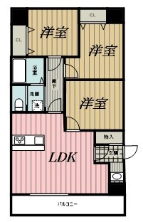 総建みどりハイムの間取り
