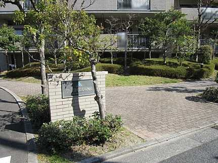 サーパス牛田天水苑の庭