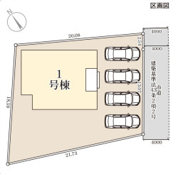 リーブルガーデン大川市津第三の区画図