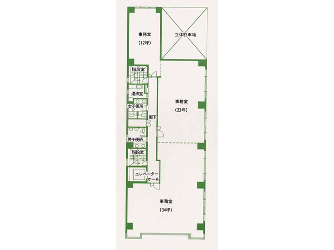 ＣＫ１６伏見ビル（ニュー大東ビル）の間取り