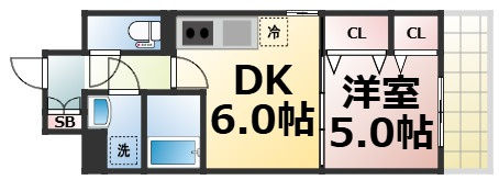 【間取り】 | リアライズ鶴橋東Ⅱ　仲介手数料無料