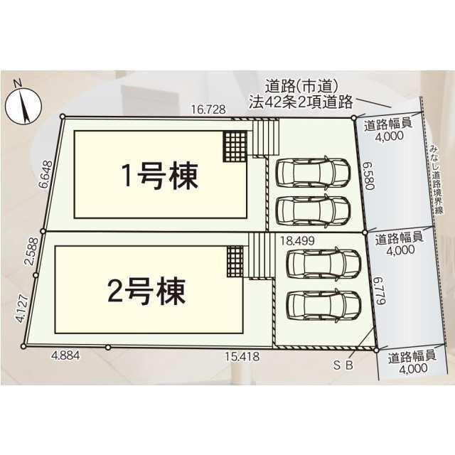 北九州市小倉北区高坊第3の区画図| 