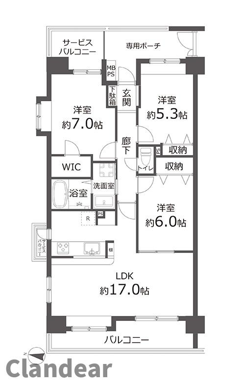 エフローレ新三郷の間取り|ドキドキの新生活も、安心してスタート。ぴったりの住まいを見つけませんか？クランディアが一緒に住まい選びをサポートします‼　まずは、お気軽にお問合せください　＃クランディア