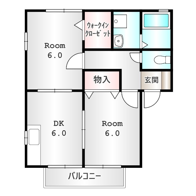 ウィルモア　Ｂの間取り|当社、チルホームのHPもご覧ください(^^)/物件情報多数♪